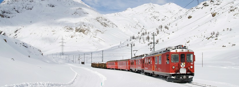 Bernina-Express in der Schweiz Bernina-Express in der Schweiz